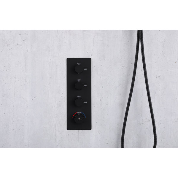 Wonderland America Complete Shower System with Roughin Valve & Reviews Wayfair